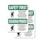 Signmission Safety Culture Sign, 7 in Width, Vinyl Decal, Rectangle, Bilingual OS-2PACK-SF-D-710-L-10736 - alternate 1
